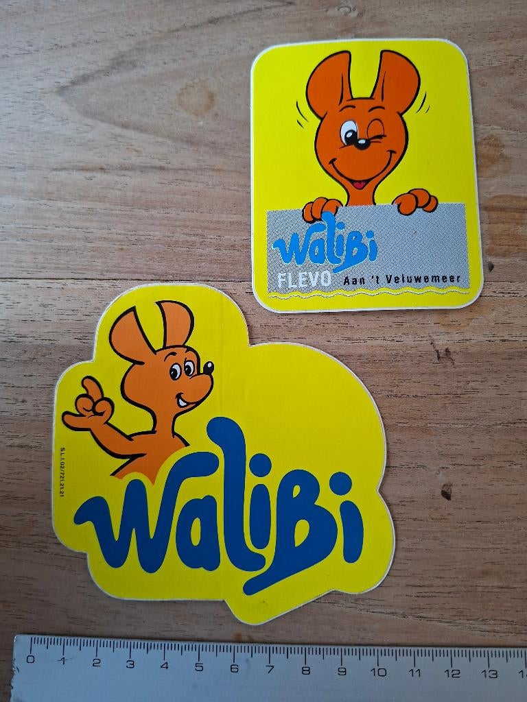 Stickers Walibi, Verzamelen, Ophalen of Verzenden, Zo goed als nieuw, Bedrijf of Vereniging
