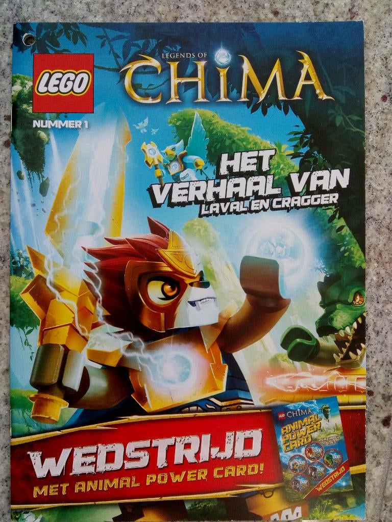 LEGO CHIMA wedstrijd flyer nummer 1, Ophalen of Verzenden, Zo goed als nieuw