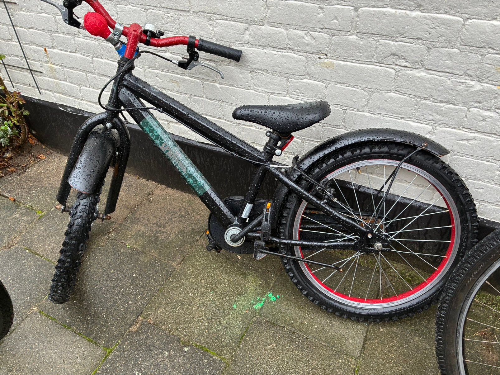 Kinderfiets 20 inch spiderman, Ophalen, Gebruikt, 16 tot 20 inch