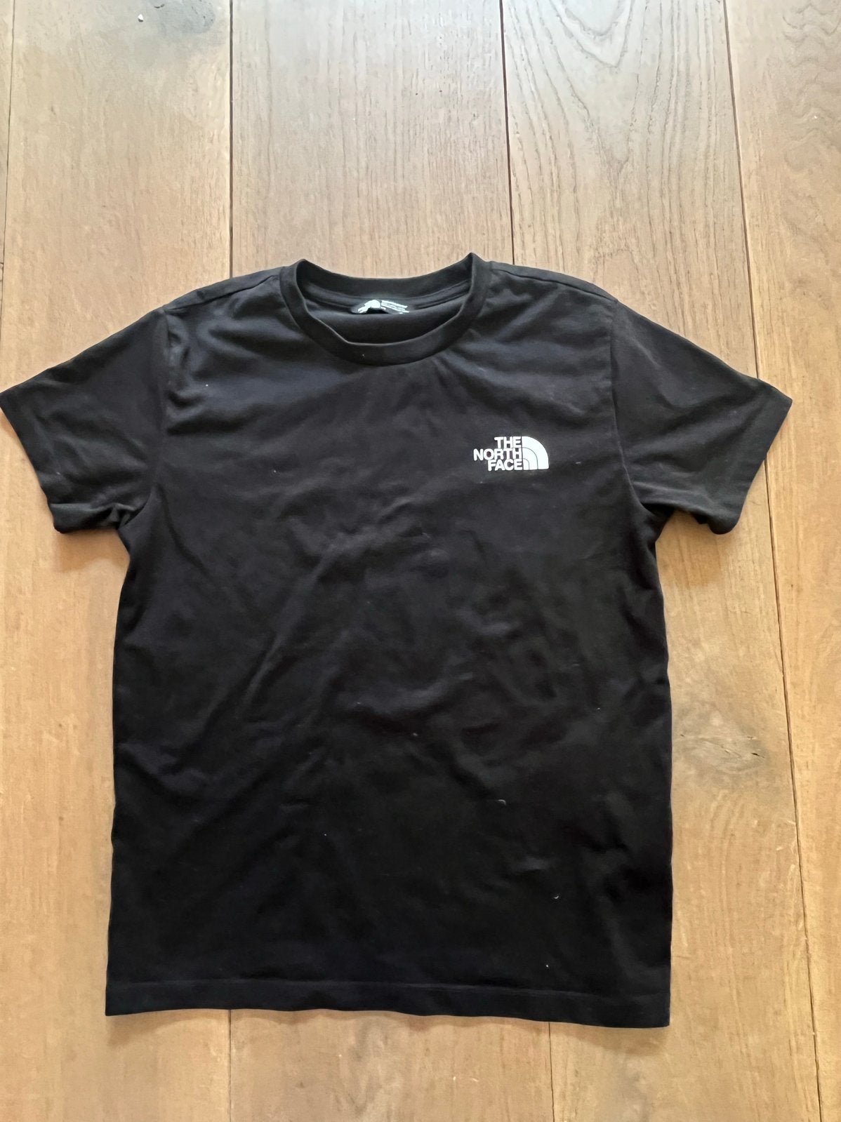 The North Face T-shirt Zwart Maat L/G (12 jaar), Kinderen en Baby's, Ophalen of Verzenden, Gebruikt, Jongen, Shirt of Longsleeve