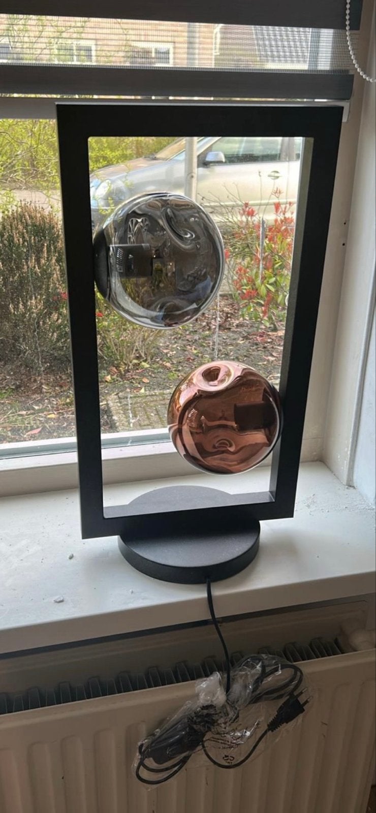 Moderne Design Tafellamp Miro 2-lichts met gekleurde glazen, Overige merken, Meerkleurig, E14 (klein), Nieuw