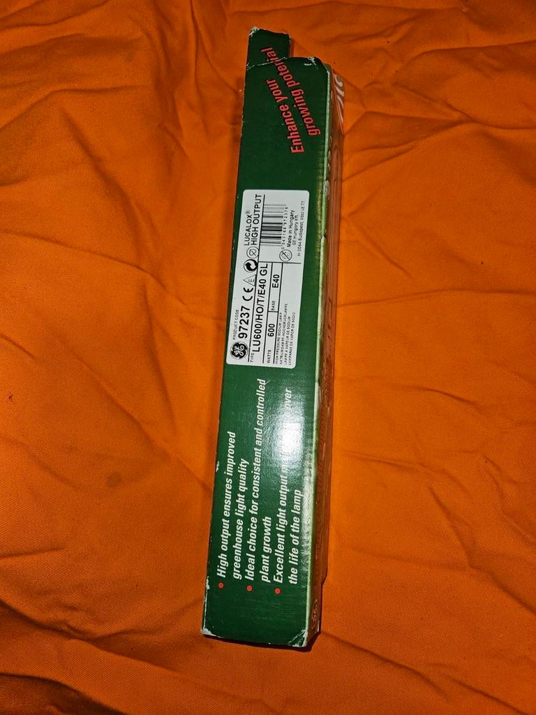 600W Kweeklamp - GE LU600/HO/T/E40 GL, Tuin en Terras, Kweekspullen, Ophalen of Verzenden