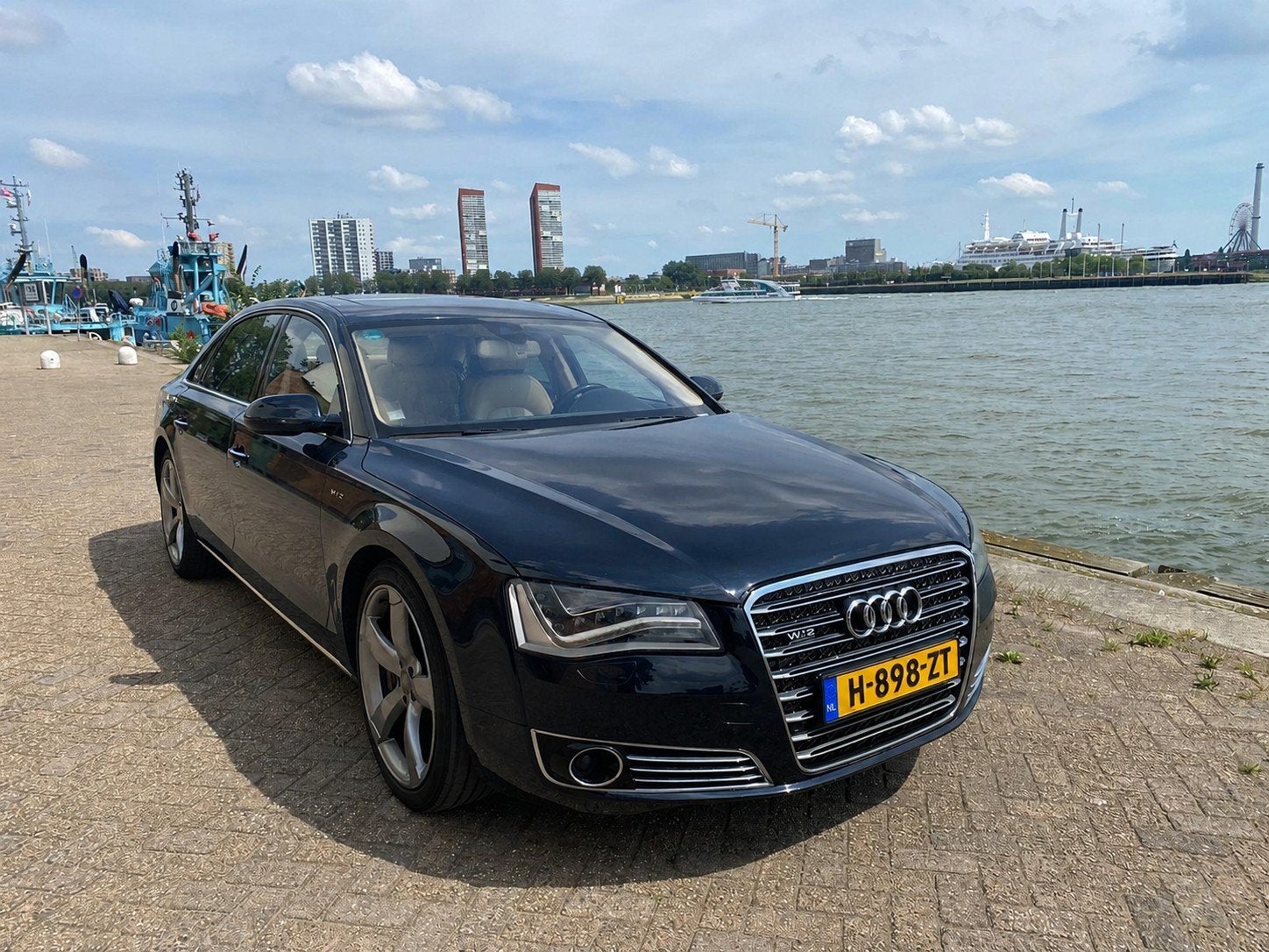 Audi A8 W12 6.3 FSI Quattro Lang 2011 APK 2027, Auto's, Audi, Automaat, 6299 cc, 501 pk, 12 cilinders