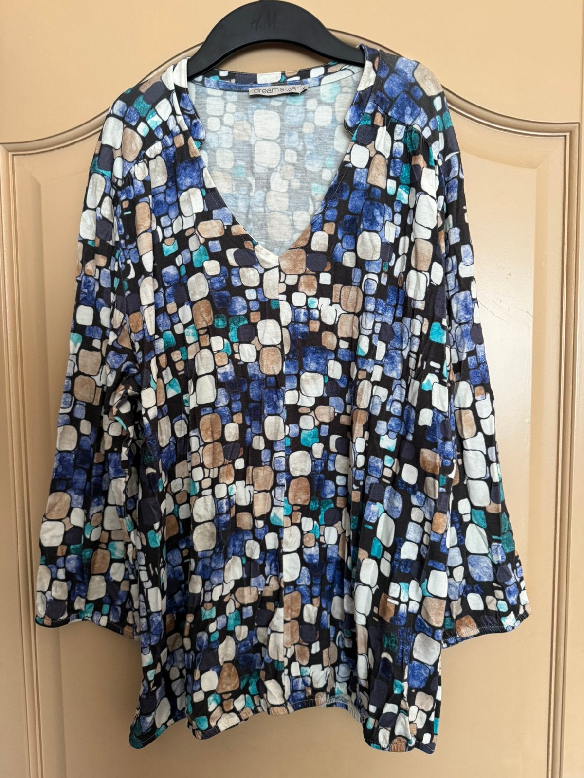 Mooi viscose tuniek van Dreamstar maat xl zgan, Ophalen of Verzenden, Zo goed als nieuw, Maat 46/48 (XL) of groter