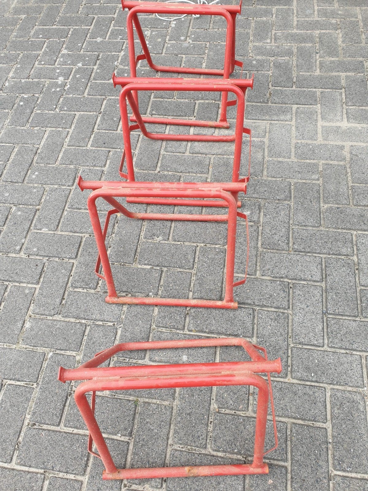 4x metselschraag, Ophalen