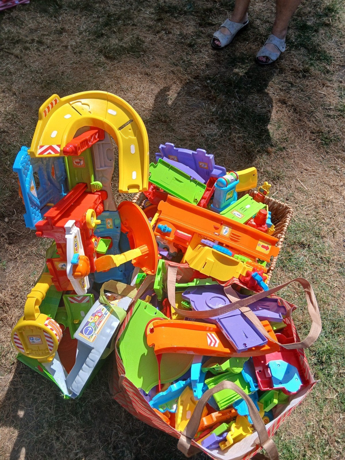 heel veel vtech toet toet banen, Ophalen