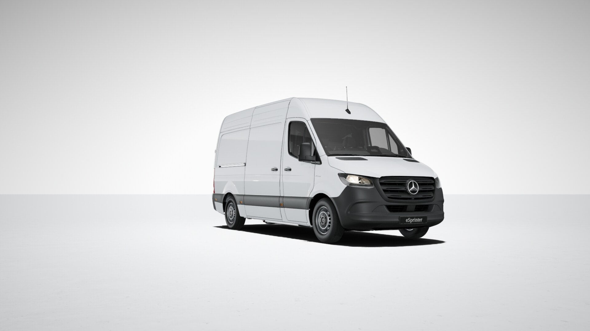 Mercedes-Benz eSprinter 314 L2H2 Pro 81kWh WLTP 302 KM, Automaat, Zwart, Stoelverwarming, Wit