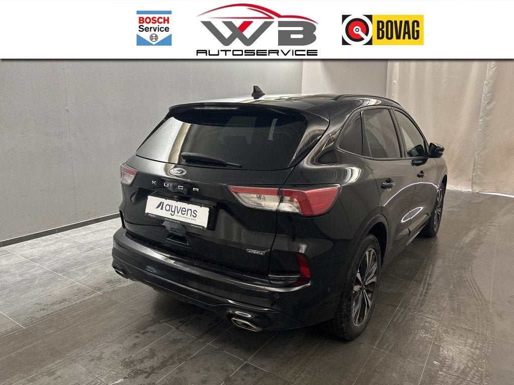Ford Kuga 2.5 PHEV ST-Line X I 360 I Trekhaak I Elek. A Kl, Auto's, Ford, Gebruikt, Zwart, 4 cilinders, Zwart