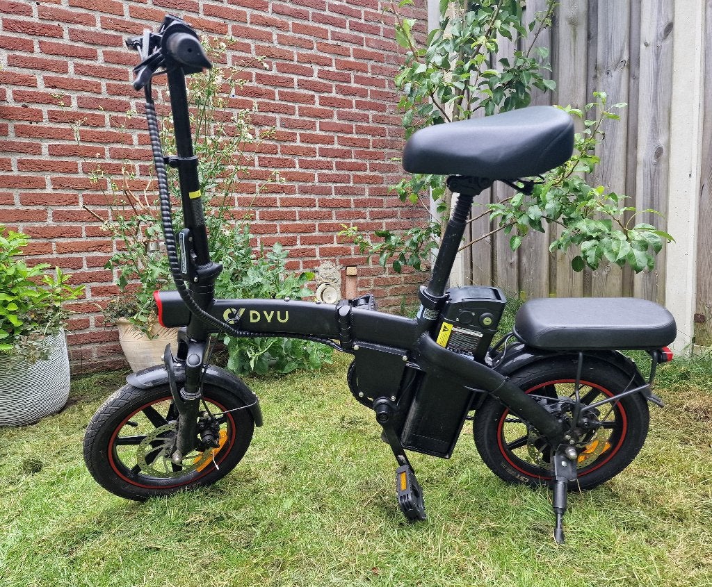 DYU A5 14 inch opvouwbare e-bike, 250 W, Fietsen en Brommers, Elektrische fietsen, Gebruikt, Minder dan 47 cm, 50 km per accu of meer
