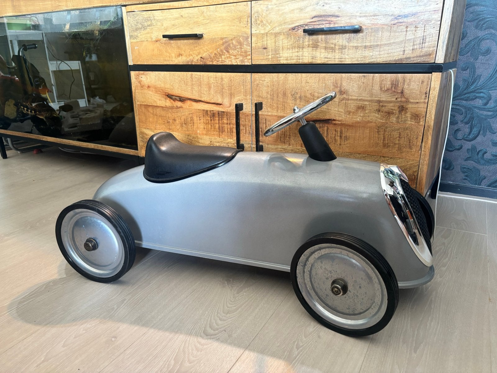 Baghera loopauto groot model in nette staat, Ophalen, Zo goed als nieuw, Loopvoertuig