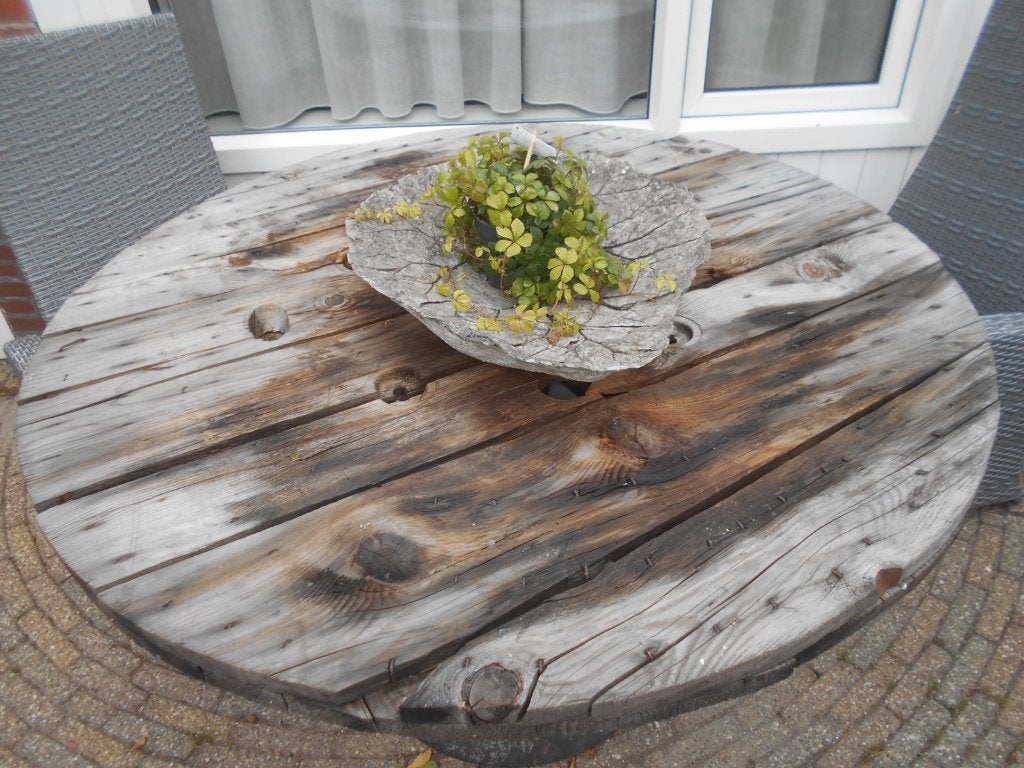 Rond Tuintafelblad, Tuin en Terras, Ophalen, Gebruikt, Rechthoekig