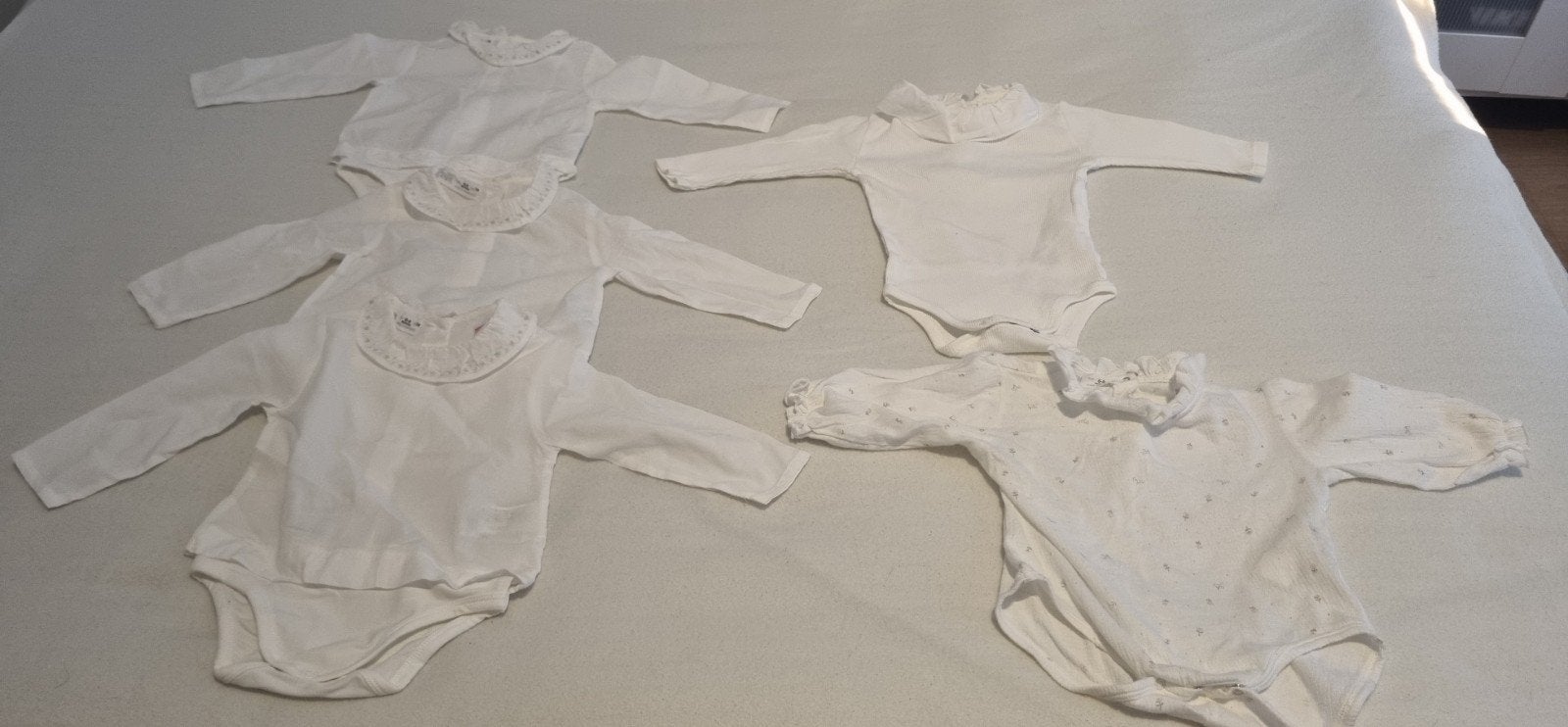 5 x zara rompertje romper blouse kraag bloemen maat 74 baby, Verzenden, Zara, Meisje, Shirtje of Longsleeve