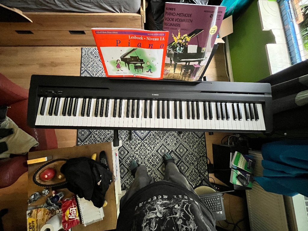 elektrische piano, Ophalen, Zwart, Digitaal, Zo goed als nieuw