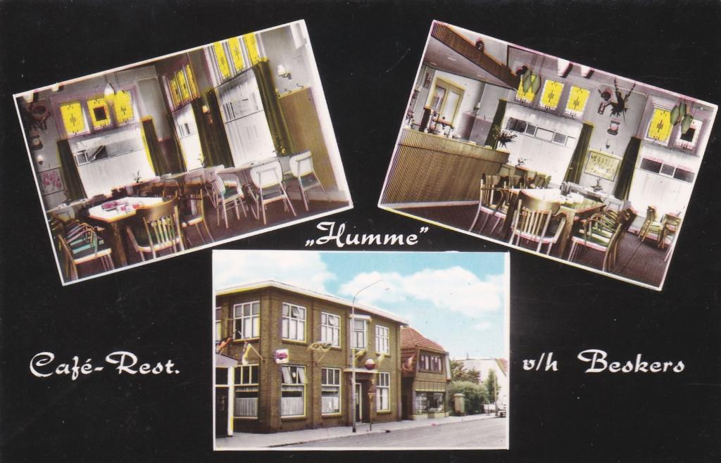 GA1634 Cafe rest Humme v h Beskers Winterswijk Meddo 1964, Verzenden, 1960 tot 1980, Ongelopen, Gelderland