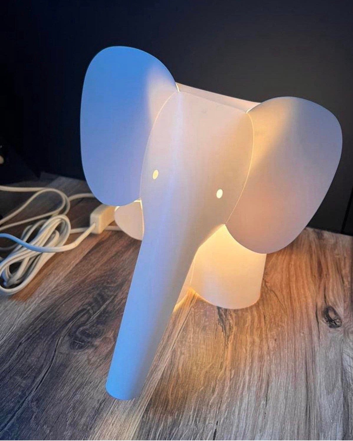 Olifant Lamp, Ophalen of Verzenden, Zo goed als nieuw, Kunststof