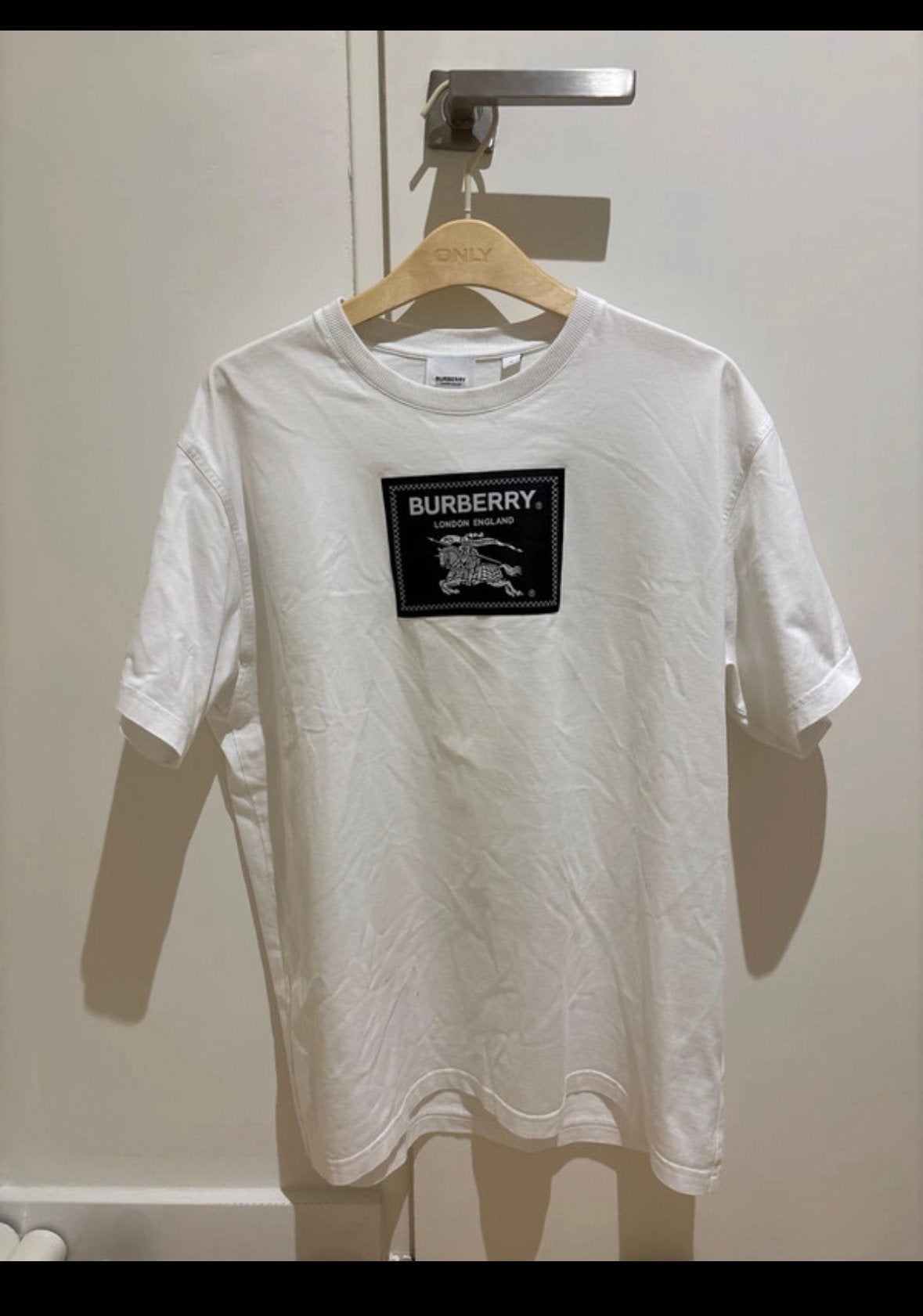 Burberry witte t-shirt maat m, Ophalen of Verzenden, Zo goed als nieuw, Wit, Burberry
