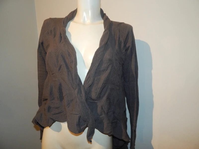 Sarah Pacini vest elastisch motief heel apart one size, Verzenden, Sarah Pacini, Maat 46/48 (XL) of groter, Zo goed als nieuw