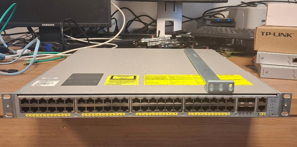 Cisco Catalyst 4948E gigabit switch met 10 GB SFP+, Cisco, Cisco, Cisco, Refurbished