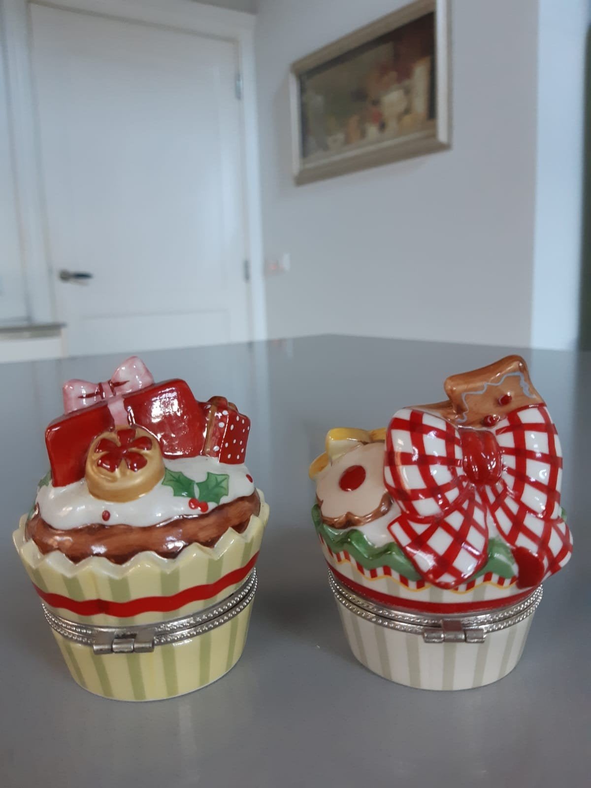2 Cupcake Doosjes Villeroy en Boch Winter Bakery Decoration, Ophalen of Verzenden