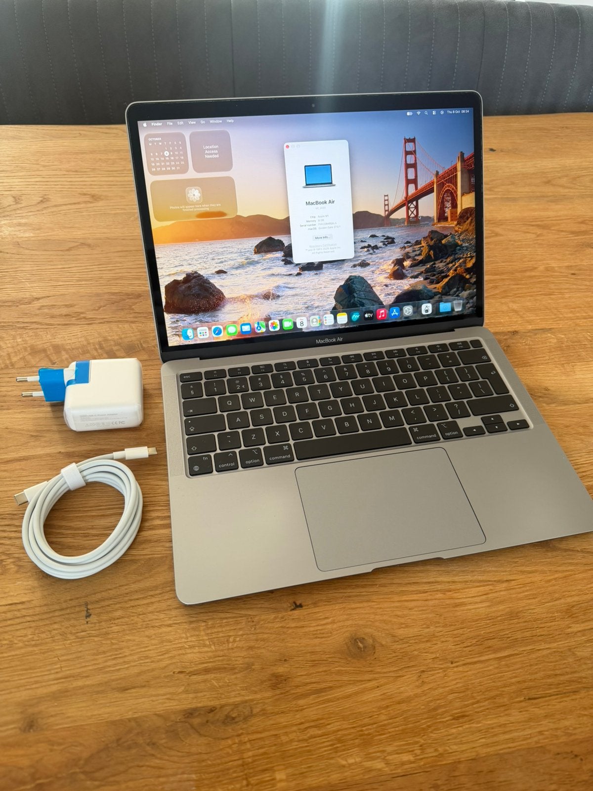 Macbook Air M1 2020 13”, 256GB SSD, 8GB Ram, 92% accu!, Apple, Apple, Ophalen of Verzenden, Zo goed als nieuw