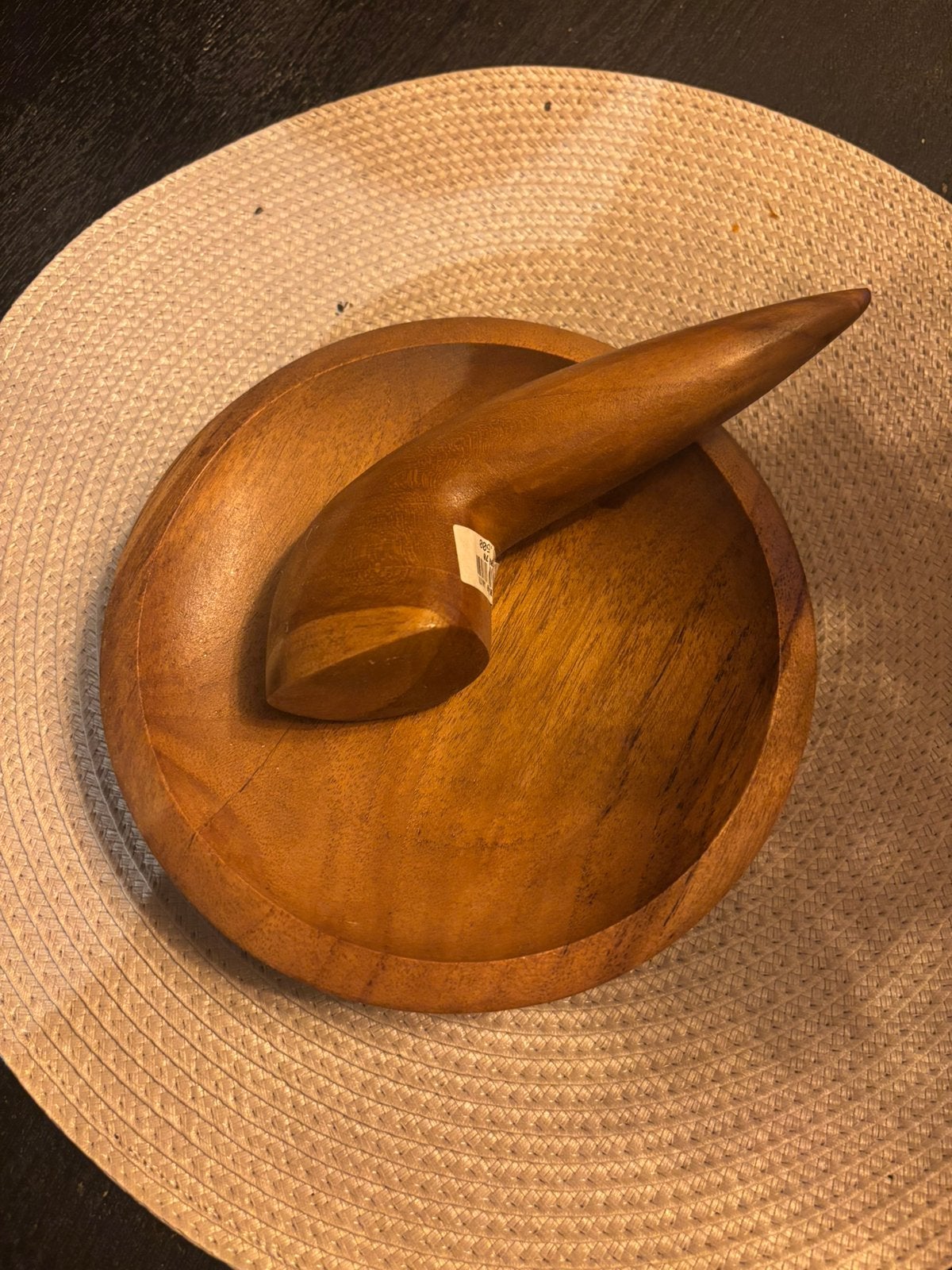 Vijzel met stamper nieuw, Ophalen of Verzenden, Nieuw, Hout