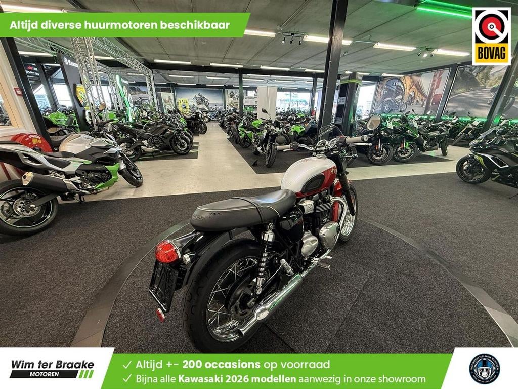 Triumph Bonneville T 100 Bud Ekins SE (bj 2020) 6,327 km, Motoren, Motoren | Triumph, 2 cilinders, Bedrijf, Meer dan 35 kW, Onbekend