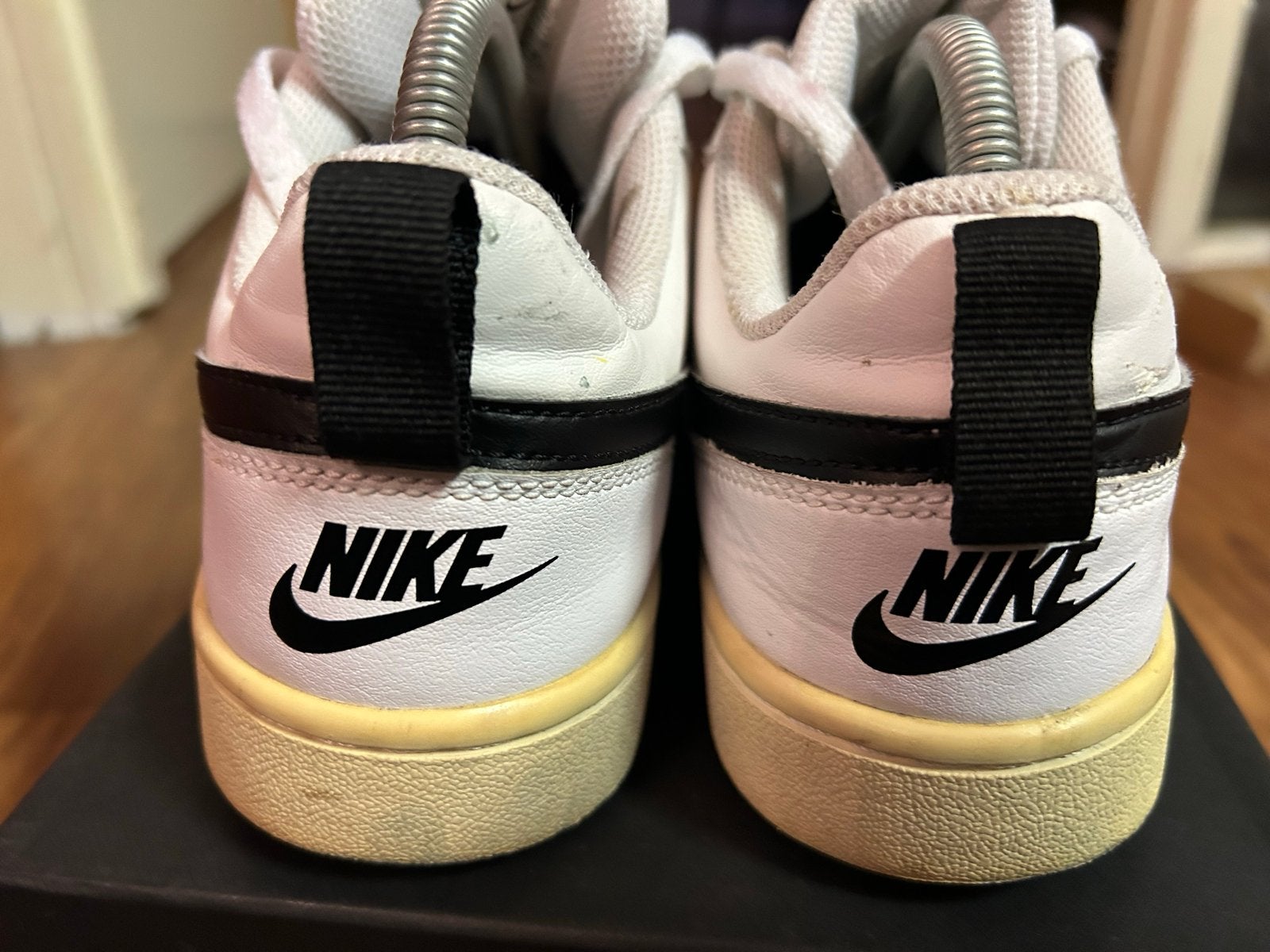 Nike Court Borough Low 2 Sneakers - Maat 40, Wit, Ophalen of Verzenden, Sneakers of Gympen, Gedragen
