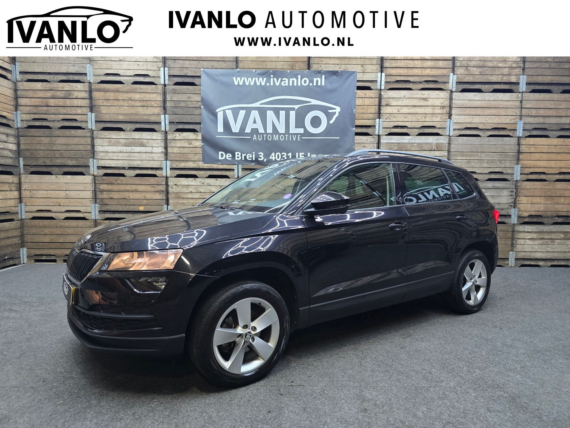 Skoda Karoq 1.0 TSI Ambition Business Navi Carplay trekhaak, Voorwielaandrijving, Stof, Gebruikt, 116 pk