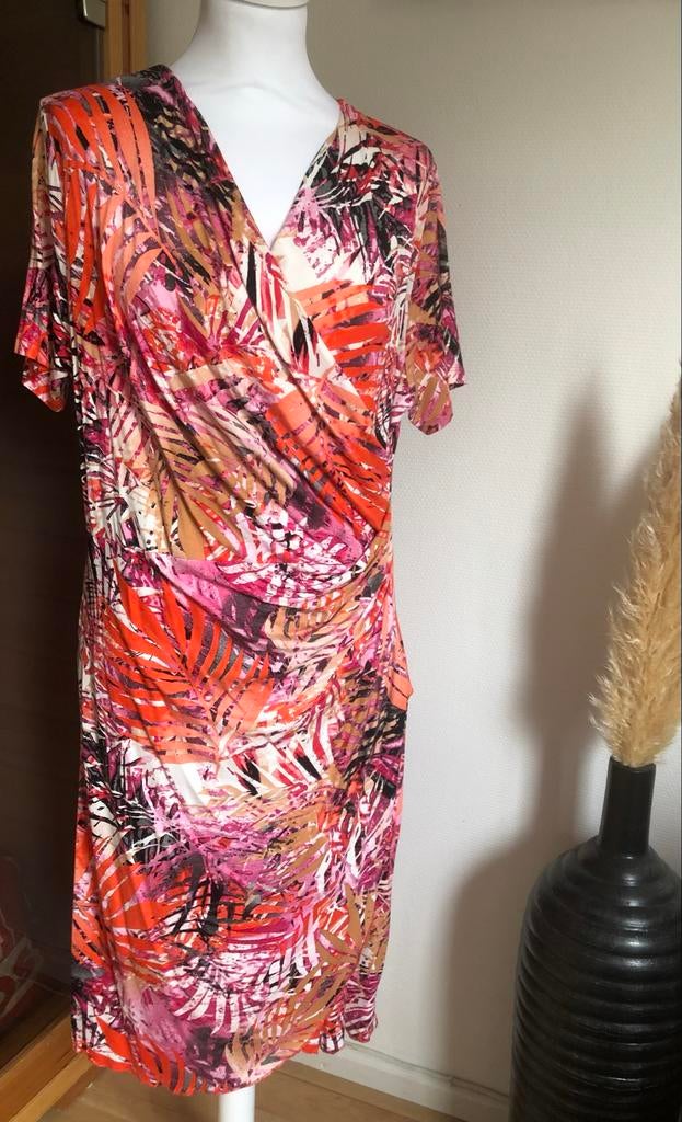 Nieuwe Laura di Sarpi jurk maat XL katoen meerkleurig, Ophalen of Verzenden, Nieuw, Overige kleuren, Knielengte