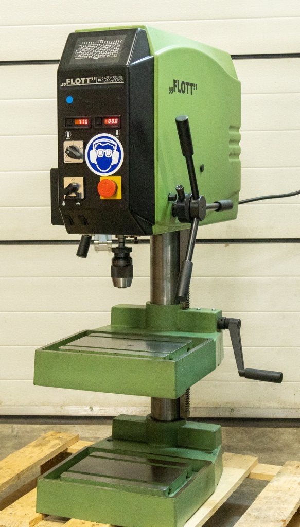 Flott P23 kolomboormachine, Ophalen, 600 watt of meer, Variabele snelheid, Zo goed als nieuw