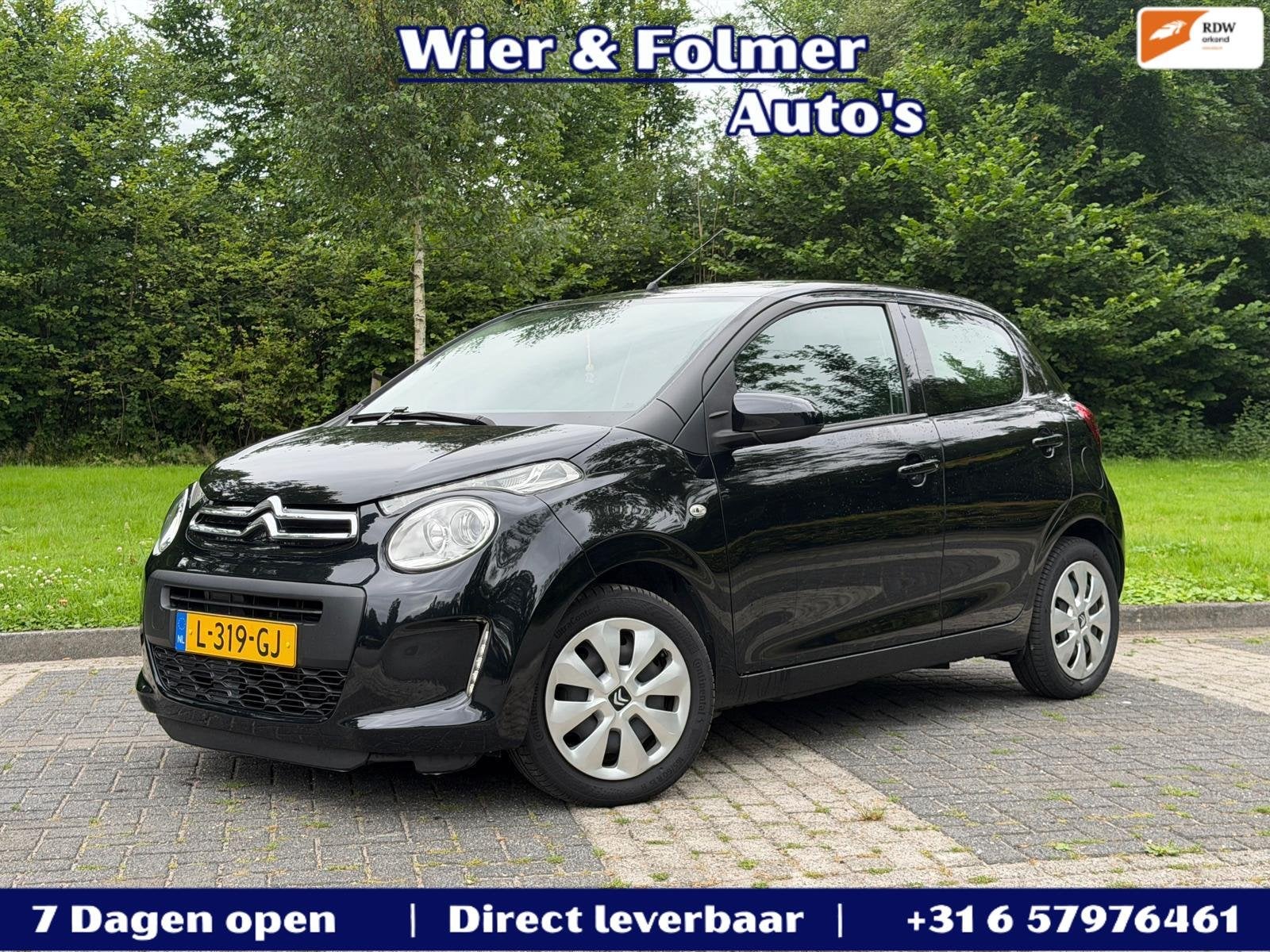 Citroen C1 1.0 VTi Millenium | Carplay | Camera | 5 drs | Ai, Auto's, Citroën, Voorwielaandrijving, Gebruikt, Euro 6, 4 stoelen