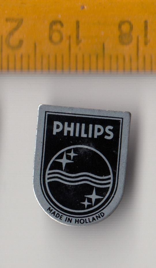 Philips blik Radio Logo embleem made in Holland, Ophalen of Verzenden