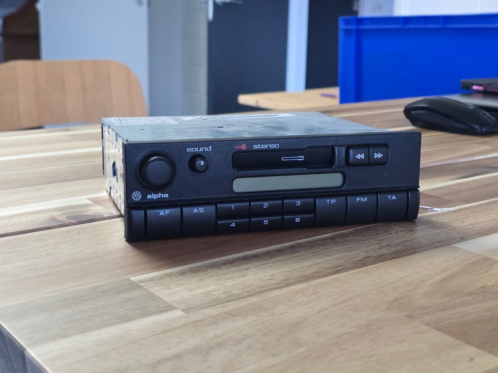 Originele Volkswagen Alpha CC Radio Cassette, Ophalen of Verzenden