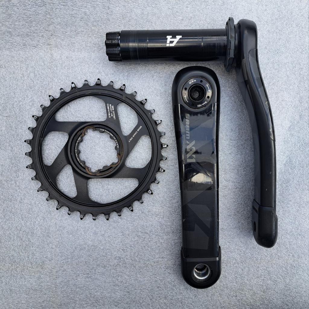 SRAM XX1 - Boost crankset, Fietsen en Brommers, Fietsonderdelen, Gebruikt, Crankstel of Pedalen, Carbon, Gravelbike, Mountainbike