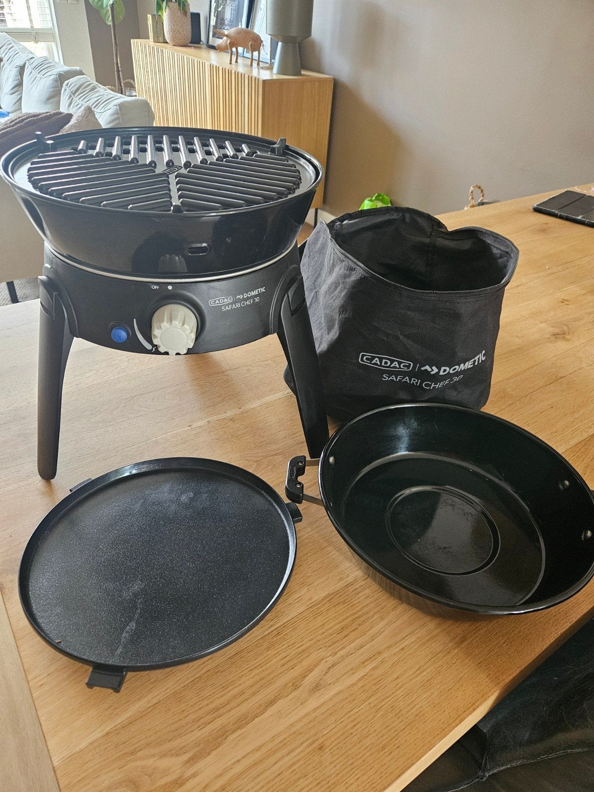 Cadac Dometic Safari Chef 30 - Compacte en veelzijdige BBQ, Ophalen