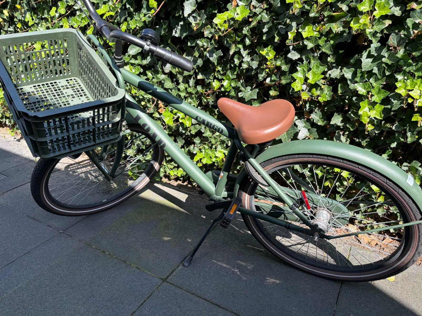 Cargo load jongens fiets 24 inch groen, Fietsen en Brommers, Ophalen of Verzenden, Zo goed als nieuw, 24 inch