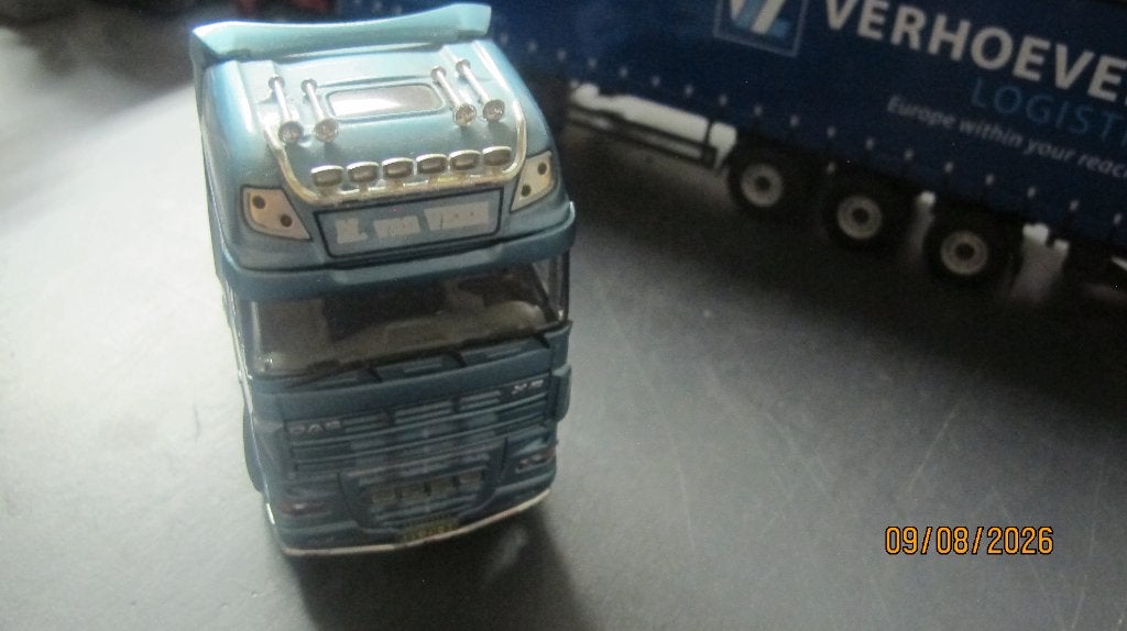 Tekno Daf XF M. van Veen Z.G.A.N. zonder doos, Hobby en Vrije tijd, Modelauto's | 1:50, Ophalen of Verzenden, Zo goed als nieuw