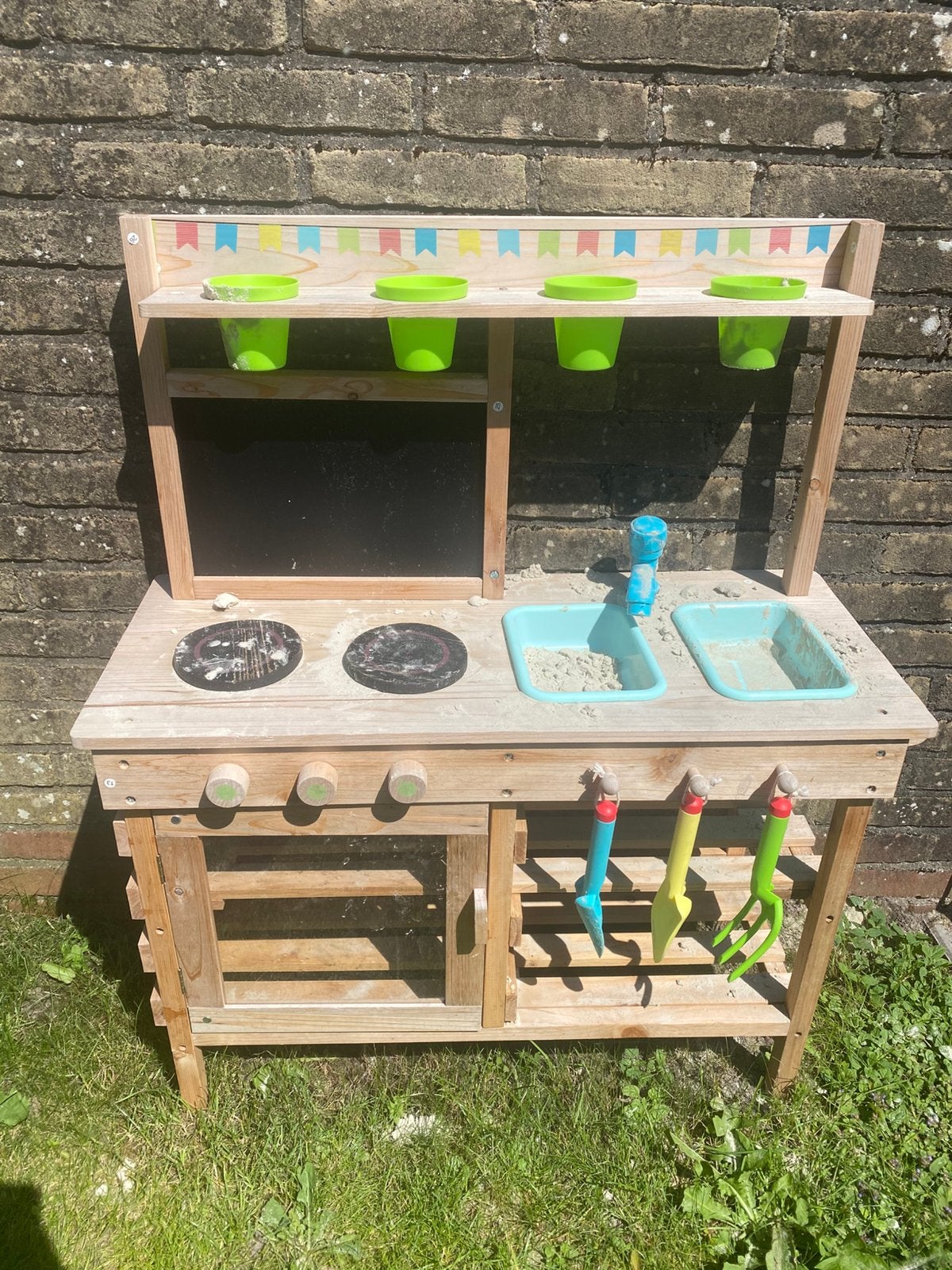 Speelkeukentje voor buiten, Kinderen en Baby's, Ophalen, Gebruikt, Hout