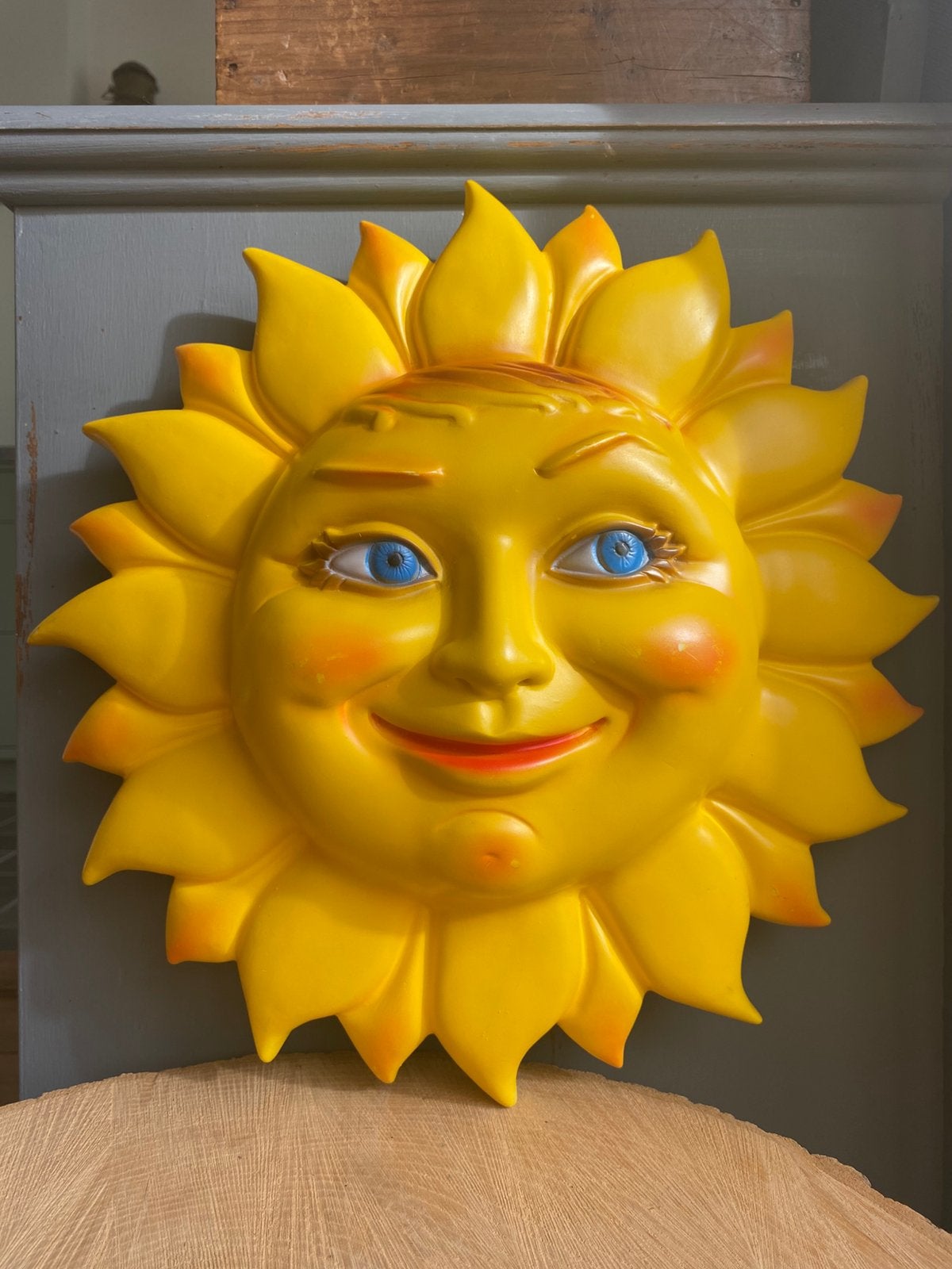 Heico - Vintage Lamp - Zon!, Kunststof, Ophalen of Verzenden, Zo goed als nieuw, Wandlamp