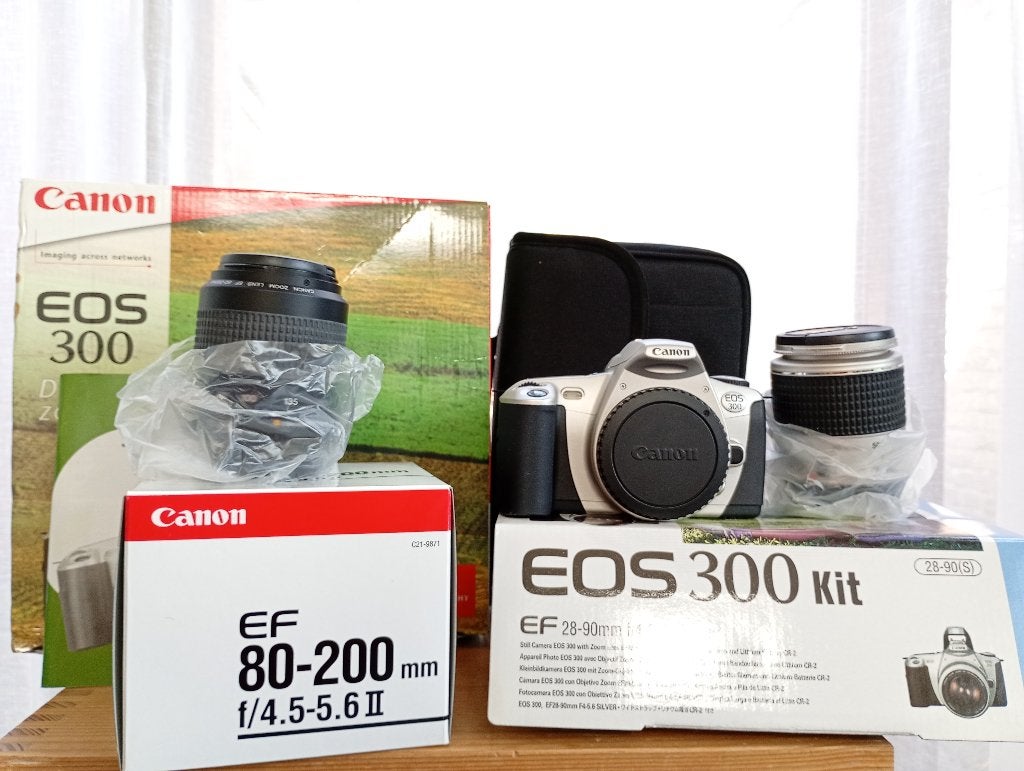 Canon EOS 300 double zoom kit NIEUW, Ophalen of Verzenden, Nieuw, Spiegelreflex, Canon