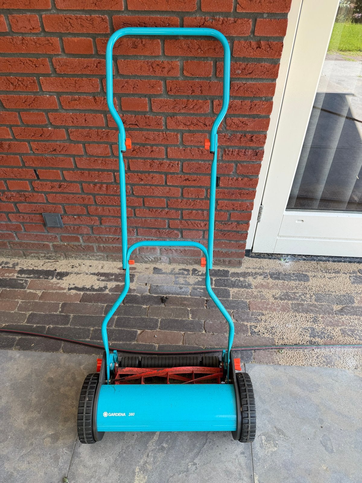 Gardena 380 handgrasmaaier - Perfect voor klein gazon, Ophalen, Gebruikt, Handgrasmaaier, 30 t/m 39 cm