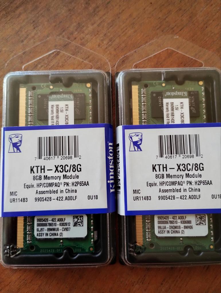 Kingston 2x 8GB DDR3 1600MHz SODIMM, Computers en Software, RAM geheugen, 8 GB, Refurbished, DDR3, Ophalen of Verzenden