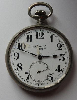 Zakhorloge antiek: Alpina C., Ophalen of Verzenden