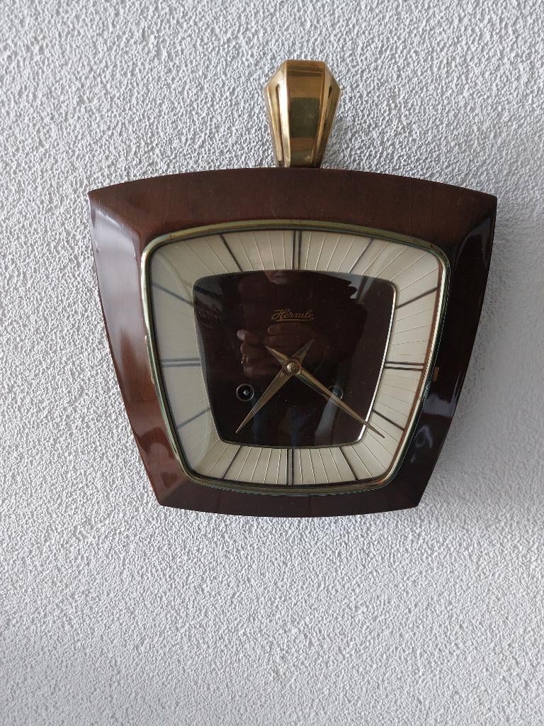 Wandklokje met slagwerk. { Hermle }, Antiek en Kunst, Ophalen