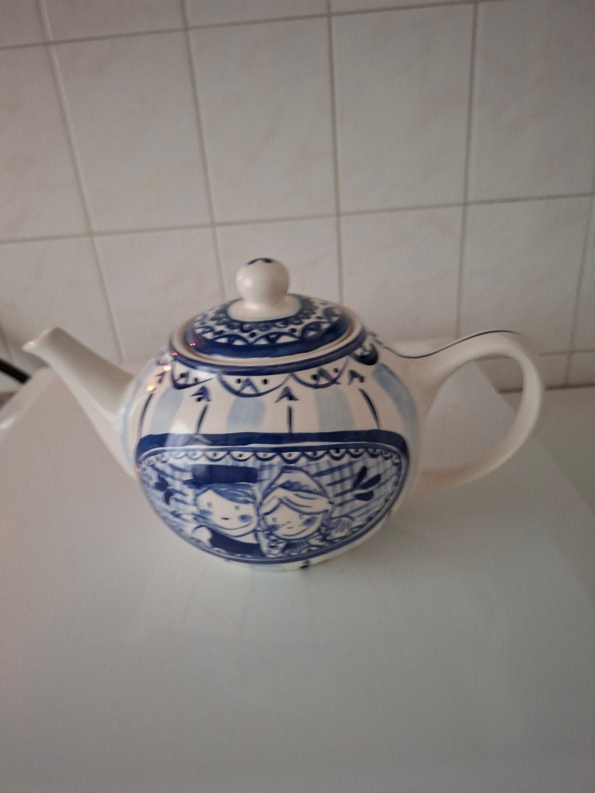 Blond amsterdam .grote theepot, Antiek en Kunst, Ophalen of Verzenden