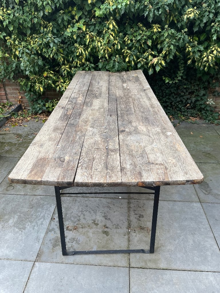 Biertafel, Ophalen, Gebruikt, Rechthoekig, Hout
