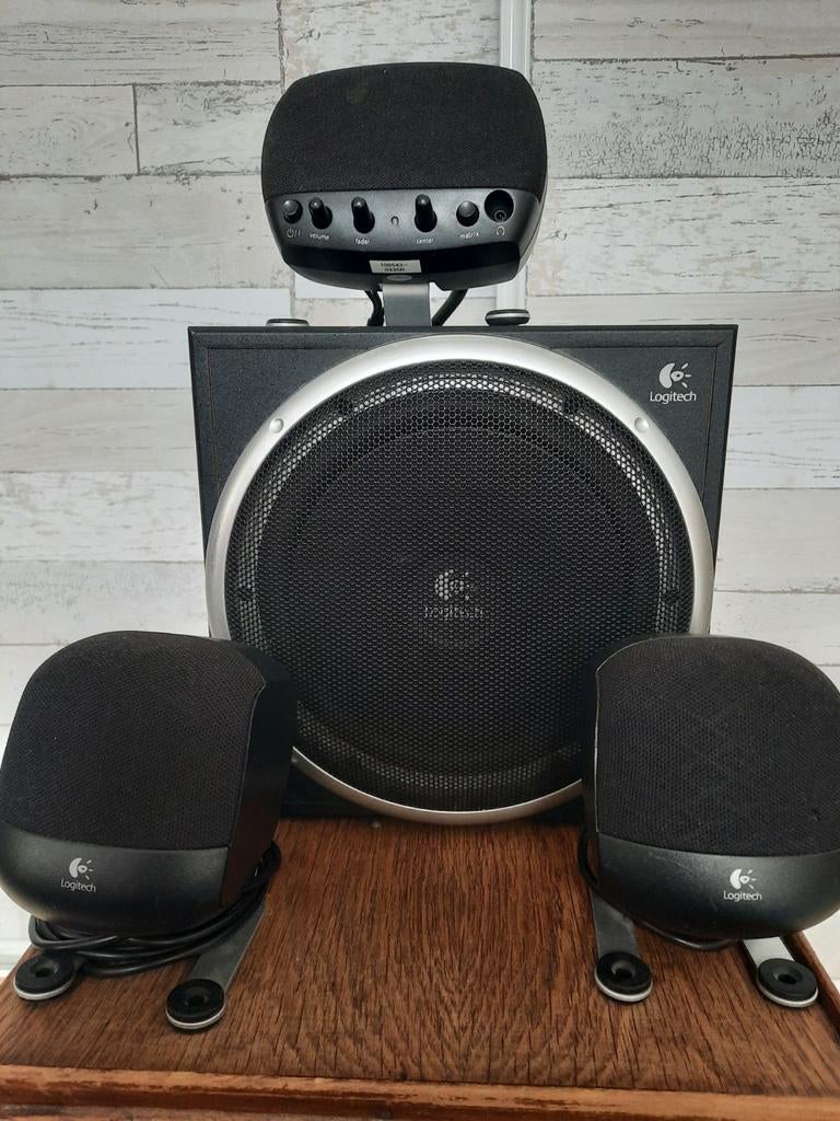 LOGITECH Z 640,  Speaker set., Computers en Software, Pc speakers, Ophalen of Verzenden, Gebruikt, Logitech