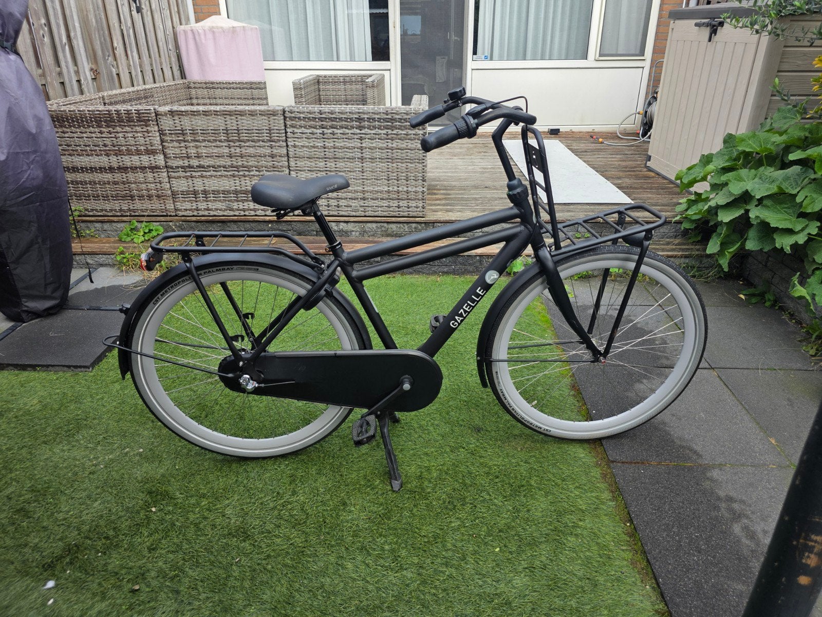 Gazelle T3 PuurNL - 3 versnellingen, 49 cm, AXA slot, Fietsen en Brommers, Ophalen, Terugtraprem, Versnellingen, 49 tot 53 cm