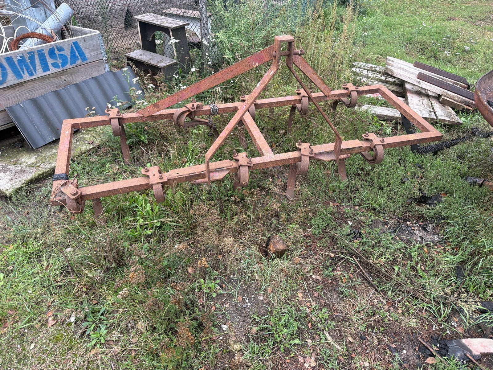Oude cultivator, Ophalen