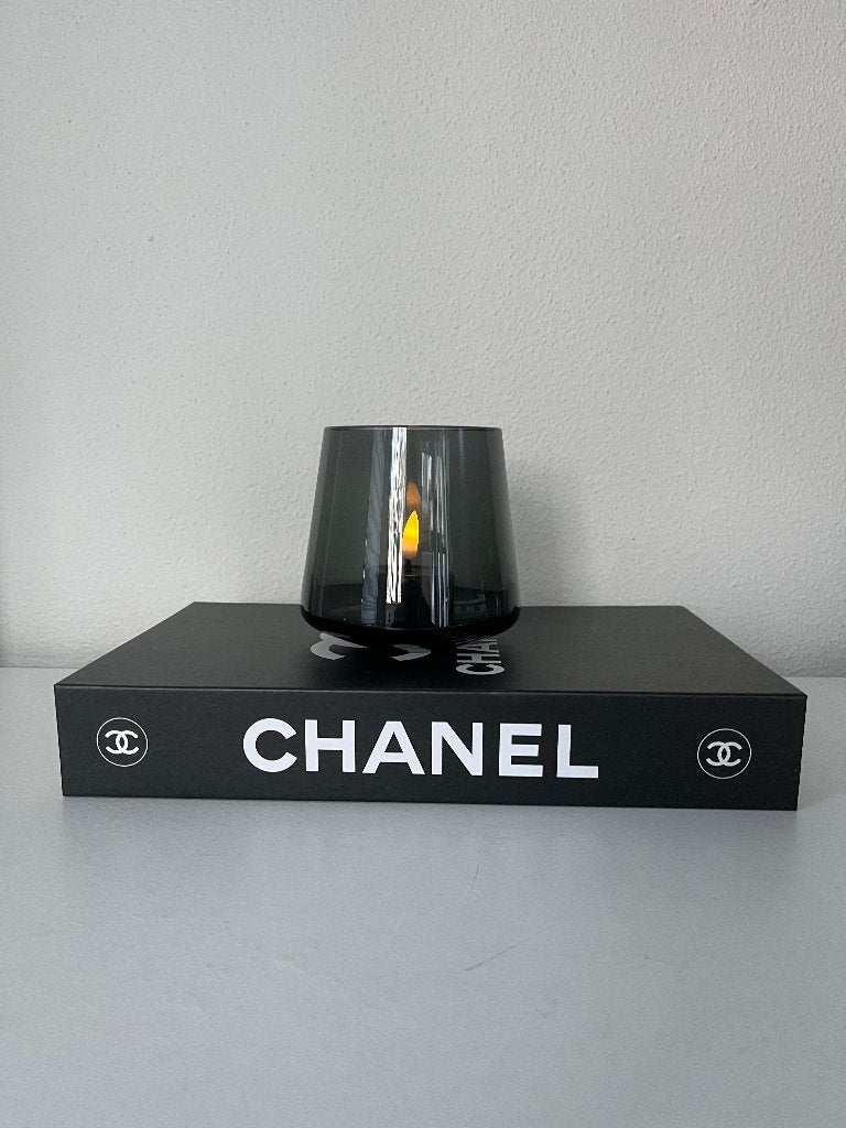 Windlicht Smoke Grey Bella Nieuw!, 10 cm, Windlicht, Overige merken, Nieuw